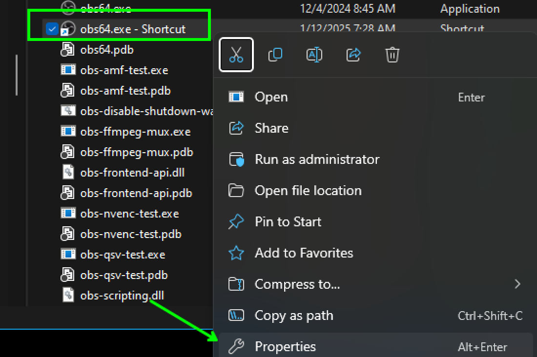 Accessing the Arcane Properties